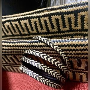 🧳Vintage, palm wallet, handmade, good condition🧳#PETATE